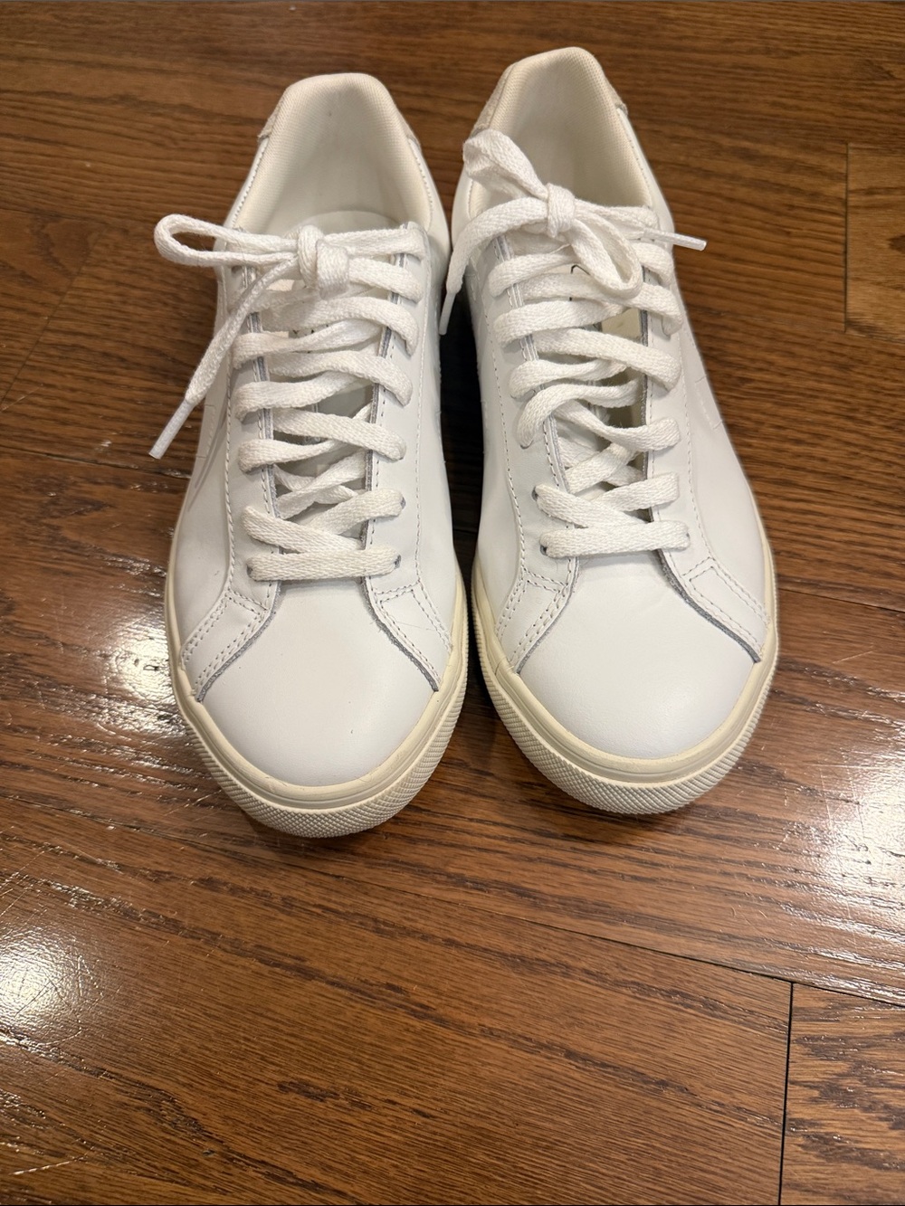 Veja White Leather Sneakers